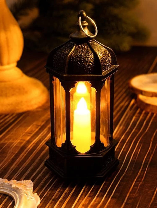 3 pcs Lantern Antique LED Lamp perfect for decorative Candle