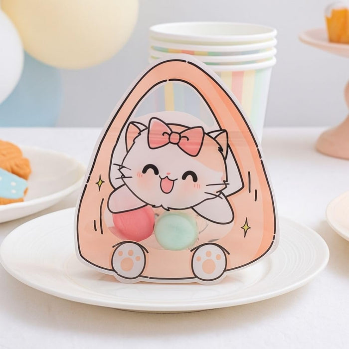 Cartoon Gift Pouch for Kids, Cute Animal Candy Bag, Return Gift Bag for Birthday, Baby Shower, Decorative Goodie Bag for Chocolates & Gifts, Traveling pouch