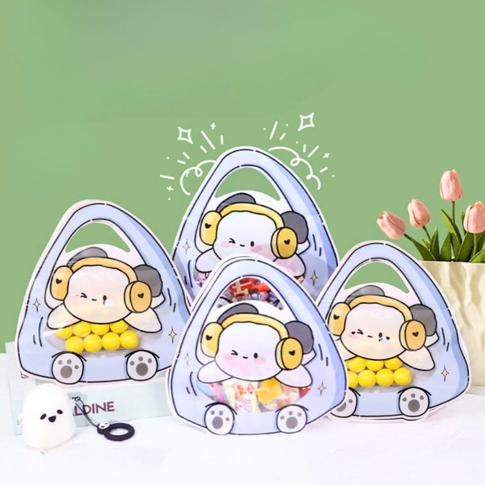 Cartoon Gift Pouch for Kids, Cute Animal Candy Bag, Return Gift Bag for Birthday, Baby Shower, Decorative Goodie Bag for Chocolates & Gifts, Traveling pouch