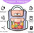 Big Backpack style Ziplock Goodie  Pouches  With Handle For Gifting, Return Gifts, Birthday, Baby Shower, Party Pouches | Chocolate & Dry Fruit Packing (Big)(28 x 24 cm)