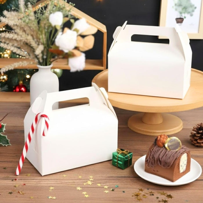 Decorative Folding Paper Gift Boxes For Gifting Chocolates, Dryfruits Items - Fancy Decorative packaging In Marriage Pooja Function Packing (White)