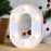6 inch Marquee Alphabet Shaped Led Light for Home Decoration and Wall Lamp, White, 1 Piece