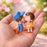 Set Couples Miniature Figurines Multiuse as, Toys, Showpieces, Gift Item (, Multicolor) ( Bench,  Couples) (Random  coule set