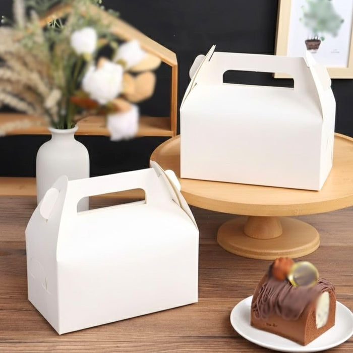 Decorative Folding Paper Gift Boxes For Gifting Chocolates, Dryfruits Items - Fancy Decorative packaging In Marriage Pooja Function Packing (White)