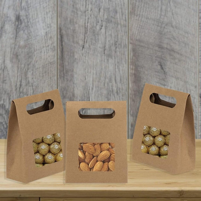 Brown Decorative Folding Paper Gift Boxes For Gifting Chocolates, Dryfruits Items - Fancy Decorative packaging In Marriage Pooja Function Packing