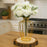 (7 head flower stick )Artificial Dahlia Fake Flowers for Home,Artificial Chrysanthemum Ball Flowers, Bedroom, Living Room, Decorative Items Office Table, Gifts (Without Vase Pot)