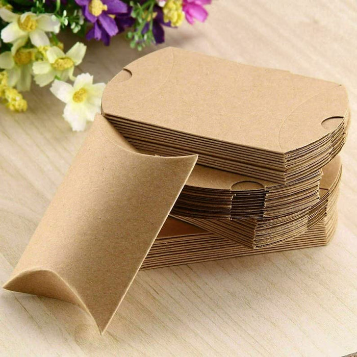 50 pcs Brown Decorative Folding Paper Gift Boxes For Gifting, Chocolates, Dryfruits Items - Fancy Decorative packaging In Marriage, Pooja, Function, Birthday Packing