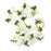 3 Pcs Artificial Cherry Blossom Rattan Flowers(White) Wall Hanging Decorative Vine String Lines Items for Diwali Decoration, Backdrop for Pooja Room, Home Decor (230 cm)