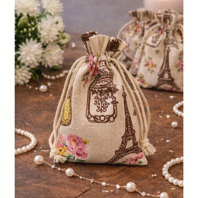 Drawstring Mini stylish Storage Potli pouches for Small Jewelries, Money, Paper Notes Women Wallet, Gift Bags, Christmas return gift