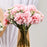 (7 head flower stick )Artificial Dahlia Fake Flowers for Home,Artificial Chrysanthemum Ball Flowers, Bedroom, Living Room, Decorative Items Office Table, Gifts (Without Vase Pot)