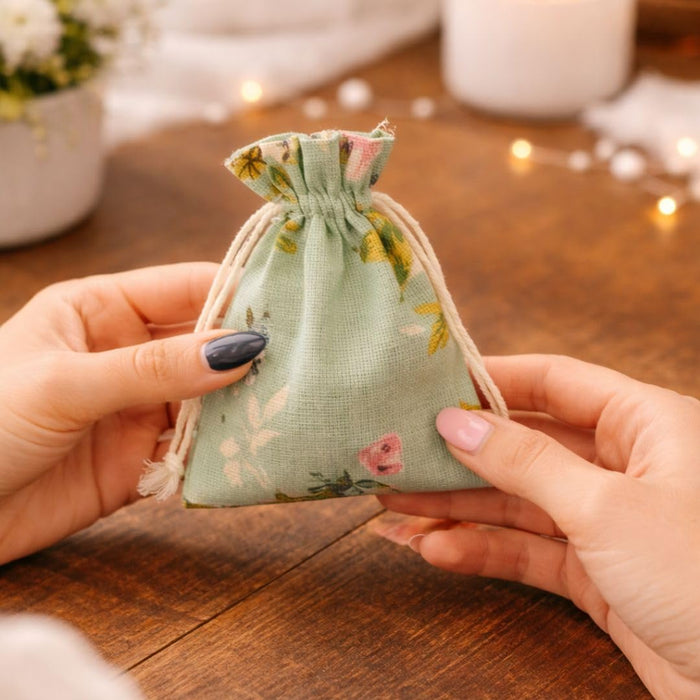 Drawstring Mini stylish Storage Potli pouches for Small Jewelries, Money, Paper Notes Women Wallet, Gift Bags, Christmas return gift