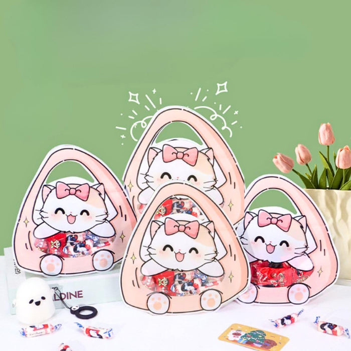 Cartoon Gift Pouch for Kids, Cute Animal Candy Bag, Return Gift Bag for Birthday, Baby Shower, Decorative Goodie Bag for Chocolates & Gifts, Traveling pouch