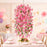 Artificial Hanging Flowers for Home Decor, Pink Flower Vine Garland for Wall, Door, Balcony, Garden, Wedding, Party, Mandap, Room, Office & Festival Decoration
