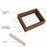 Wooden Frame for Home Decor, Deep Display Memory Frame with Transparent Front, Wall Mount & Table Top Display Case for Bedroom, Wedding, Return Gift, Birthday Gift