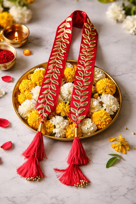 Traditional Indian Wedding Barati Welcome-swagat Mala/khesh/har  for welcome baraties-Guests in marriage shadi function ceremony & other occations (Badhai mala)