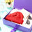(26 x 21 x 11 cm) Multipurpose Decorative Folding Paper Cardboard/Rigid Box with satin ribbon,DIY Box for Gift Hamper,Valentine Gifting,Wedding gifing.