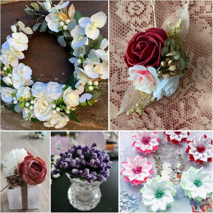 Artificial Pollen Flowers for Tiara Making and Jewelry Making