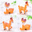 Deer Miniature Multiuse as Home-Garden Decorations, Cake Topper, Toys, Showpieces, Table Topper, Gift Item (4 Pieces)