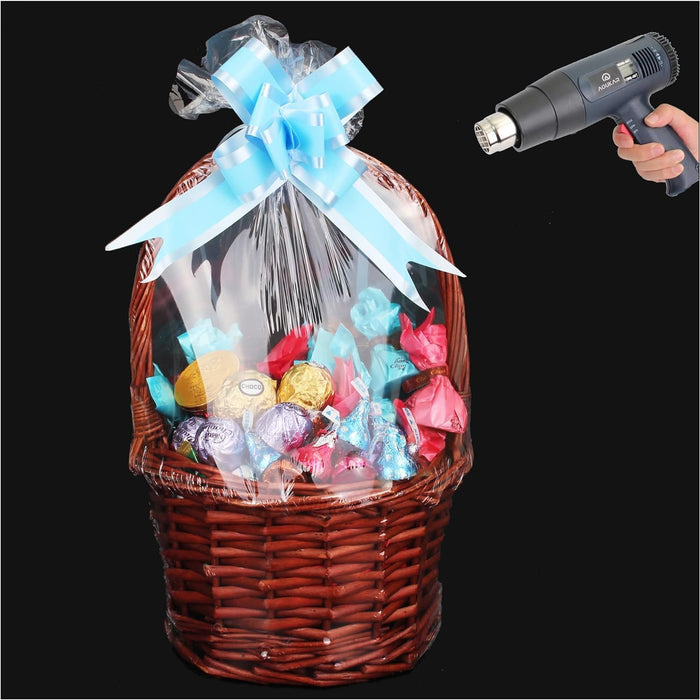 Gift Wrapping Vacuum Sheet Shrink Sheet Transparent Roll,Gift Cover, Packing Materials to wrap wedding Valentine gifts.