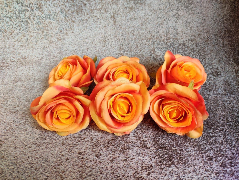 SATYAM KRAFT 12 pcs Artificial Flower Persian Buttercup Heads Rose Flowers for Home Decoration, Gift, Mandir Pooja Table, Cake Decor, Bouquet Making, Backdrop, DIY Art Craft (Pack of 12)