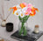Artificial Flower Rubber Lily Sticks for Bouquet Wedding Decoration, DIY Artificial Garland Supplies Lilly Flower Sticks.
