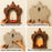 1 Pcs Handcrafted Jarukha Design Wooden Candle Holder –with FREE LED CANDLE with DIY KIT