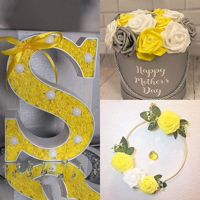 Artificial Floating Rose Flower Head Foam Big Fake Beach Water Flowers, Pooja Thali, Festival and Events, Home, Table, Badroom, Pooja room, Diwali decoration items and Diy Craft
