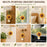 2 Pcs Artificial Sunflower Crochet Hanging Ornament for Home Decor | Handmade Sunflower Car Mirror Hanging Accessory | Crochet Flower Car Dashboard Decoration | Home, Window, Door