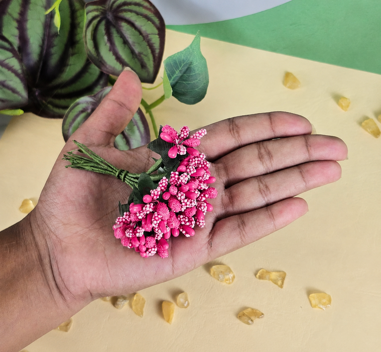 Artificial Pollen Flowers for Tiara Making and Jewelry Making