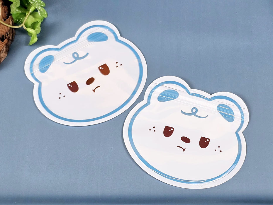 50 Pcs Cute Animal Design Ziplock  Pouches  For Gifting, Return Gifts, Birthday, Baby Shower, Party Pouches | Chocolate & Dry Fruit Packing