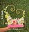 1 pcs Decorative Wedding Ring Platter with Golden Ring Stand & Floral Base | Engagement Ring Ceremony Holder Tray for Bride Groom Ring Exchange Decoration