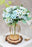 Artificial Peony Rose Flower Bunch for - Home, Office, Bedroom, Balcony,Table Display, Living Room Decoration and Craft Corner- (Without Vase)