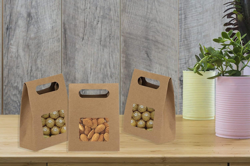 Brown Decorative Folding Paper Gift Boxes For Gifting Chocolates, Dryfruits Items - Fancy Decorative packaging In Marriage Pooja Function Packing