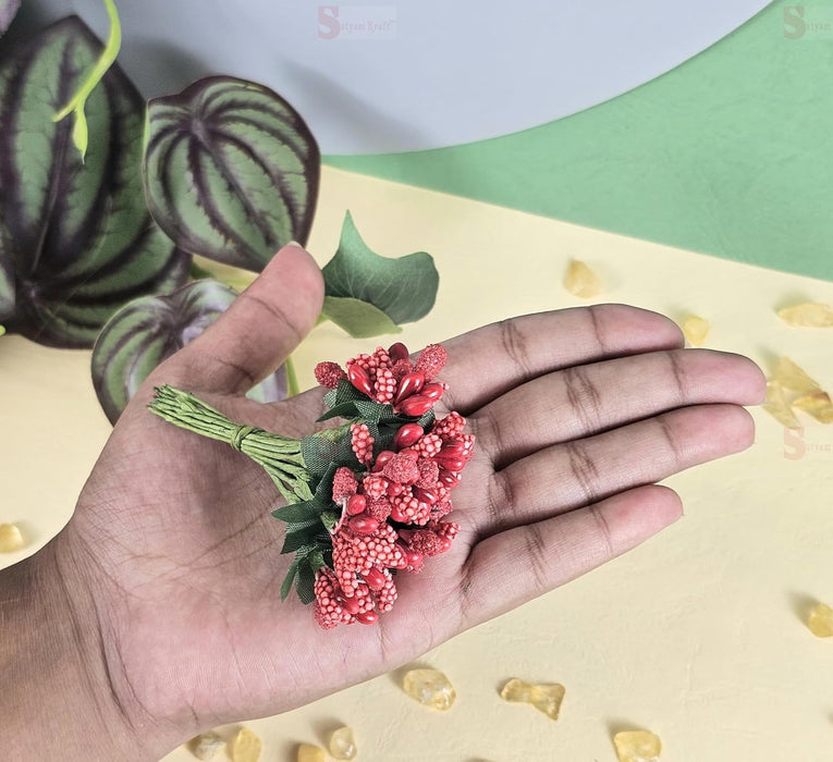 Artificial Pollen Flowers for Tiara Making and Jewelry Making