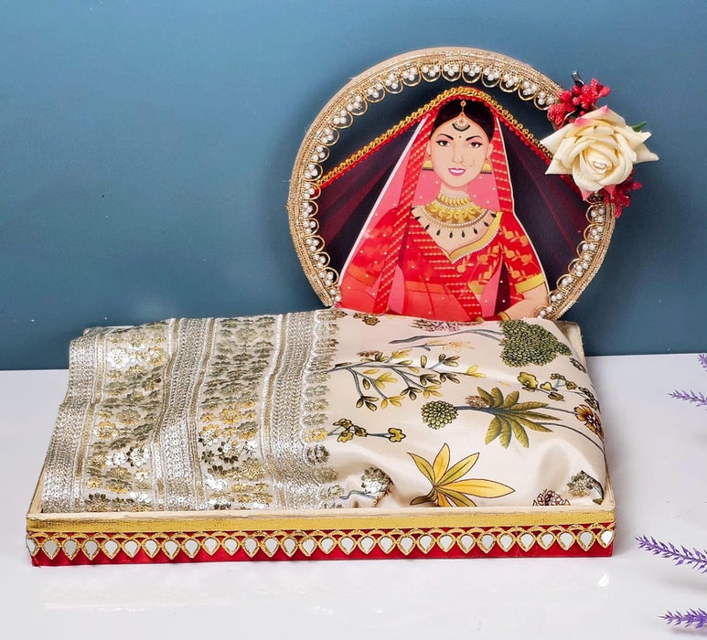 Traditional Handcrafted Platter, Ritual Decoration, and Cultural Accessories For Indian Wedding Rituals Green Colour, Shaadi Decor, Ring Ceremony, Engagement, Mendi, Wedding, Decorative Plates For Brides Maid, Marriage Functions(Do It By Yourself)