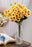 SATYAM KRAFT 2 Pcs Artificial Sunflowers Bunch Fake Flowers for Home,Artificial Pastoral Flower, Bedroom, Living Room, Decorative Items, Office Table, Gifts (Without Vase Pot) (Yellow, Pack of 2)
