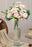 Artificial Peony Rose Flower Bunch for - Home, Office, Bedroom, Balcony,Table Display, Living Room Decoration and Craft Corner- (Without Vase)
