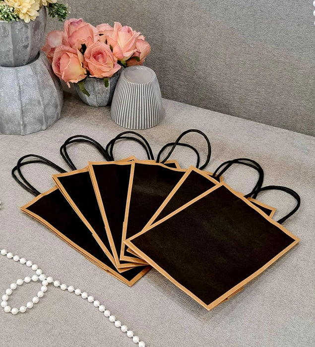 Small Size  (21 X15 X8 cm) Paper Bags With Handle Gift Paper bag, Carry Bags, gift For Valentine Gifting, marriage Return Gifts, Birthday, Wedding, Party, Season's Greetings