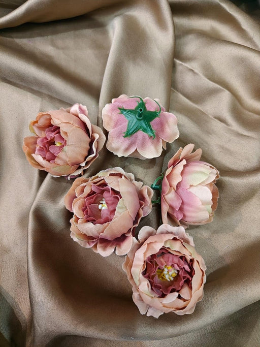 Fake Flower Heads in Bulk Wholesale for Crafts Small Artificial Silk  Flowers Head Peony Daisy Decor DIY Flower for Home Wedding Party Car  Corsage