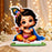 Baby Krishna and elephant MDF Cutouts with Stand | Perfect for Baby Shower, Janmashtami Decoration, Backdrop, Welcome Table & Showpiece