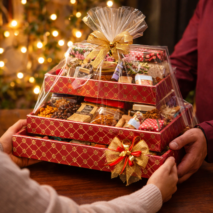 Multipurpose Golden MDF Cardboard Trays – Decorative Hamper & Gifting Packaging Set (9x12, 10x14, 12x16 Inches)