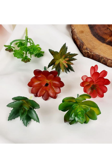 Artificial Succulent Heads Small Mini Plants,Plant Add Charm to Your Home Decor