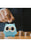 1 Piece Ceramic Blue Owl Design Gullak Piggy Bank for Rupees Savings - Coin Storage Tip Box Ideal for Kids and Adults - Money Kilona Pikibank ATM Coinbox Gulak (Pack of 1) (Blue)