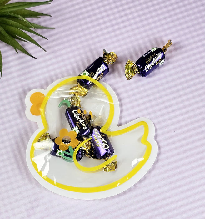 50 Pcs Cute Animal Design Ziplock  Pouches  For Gifting, Return Gifts, Birthday, Baby Shower, Party Pouches | Chocolate & Dry Fruit Packing