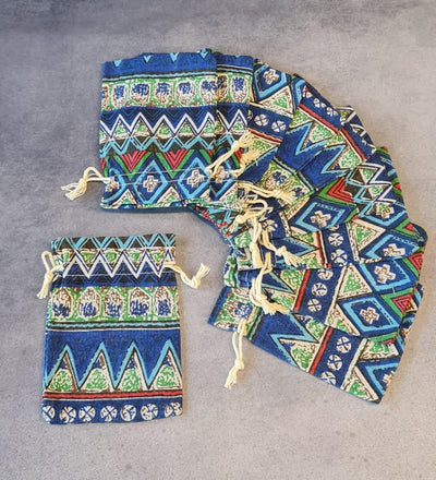 24 pcs Drawstring Mini stylish Storage Potli pouches for Small Jewelries, Money, Paper Notes Women Wallet, Gift Bags, Christmas return gift