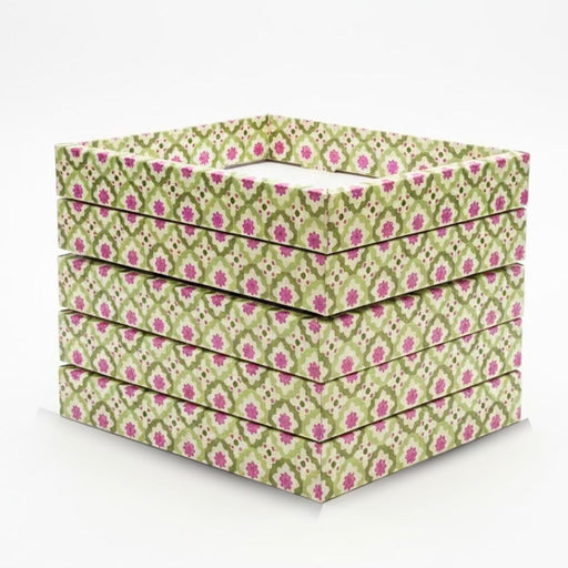 Multipurpose Decorative Viral Folding Paper Box (without net and Twister) Rectangle Cardboard Box DIY Tray for Gift Hamper, Gifting (Cardboard Folding Paper Box),Room Hamper,Wedding Hamper