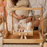 Premium Wooden Folding/Foldable Jhula Swing for Baby shower , Balgopal Krishna Janmashtami | Traditional Palna for Laddu Gopal, Kanhaji Pooja, Home Mandir Temple Festival Decoration (Wooden Jhula)