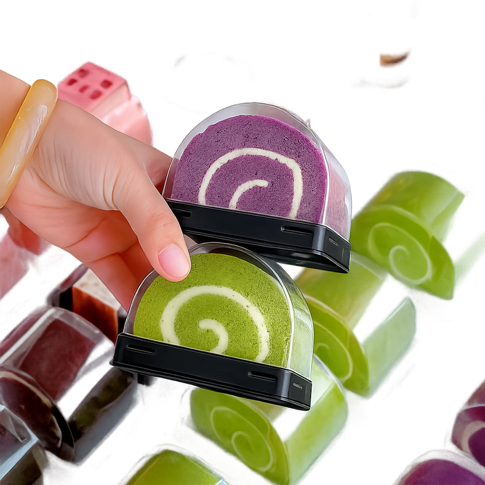 Mini Dome Shape Plastic Storage Box | Transparent Candy, Chocolate & Gift Packaging Container (White & Black Available)