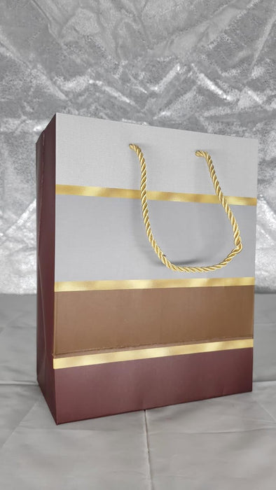 10 Pcs Paper Bag Goodie Bags With Handle Gift Paper bag, gift For Valentine Gifting, marriage Return Gifts, Birthday, Wedding, Party, Season's Greetings (Random Colour)