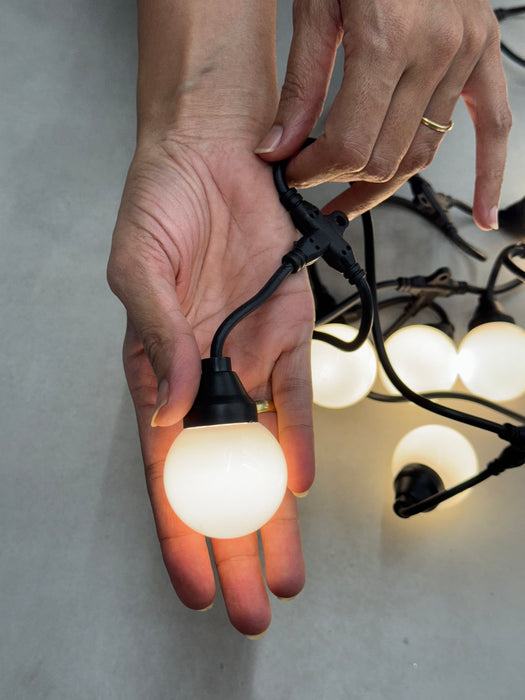 10 Bulb Series Light | 10 Ft Long Extendable String Light | 100% Copper | Made in India for Diwali & Weddings